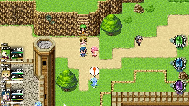 Magical girl's labyrinth