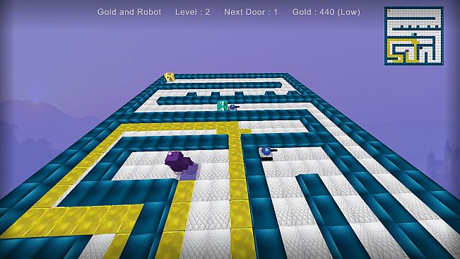 Gold and Robot
