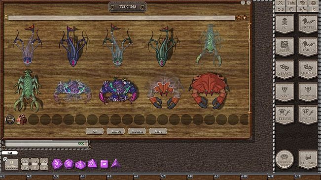 Fantasy Grounds - Jans Token Pack 05 - Aquatic Creatures