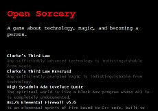 Open Sorcery