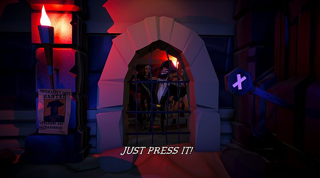 Don't press X to free the pirate!