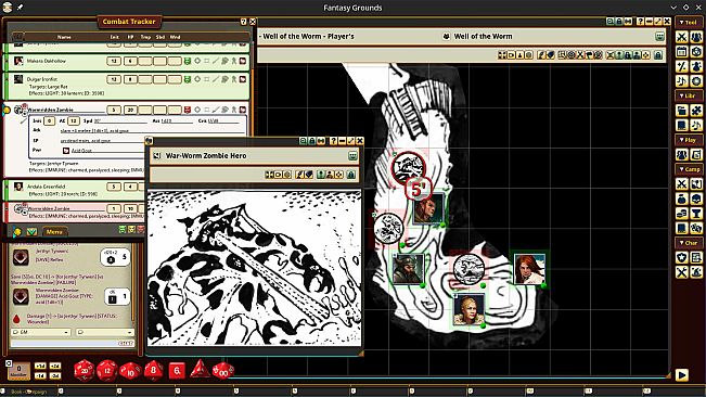 Fantasy Grounds - Dungeon Crawl Classics #76.5: Well of the Worm