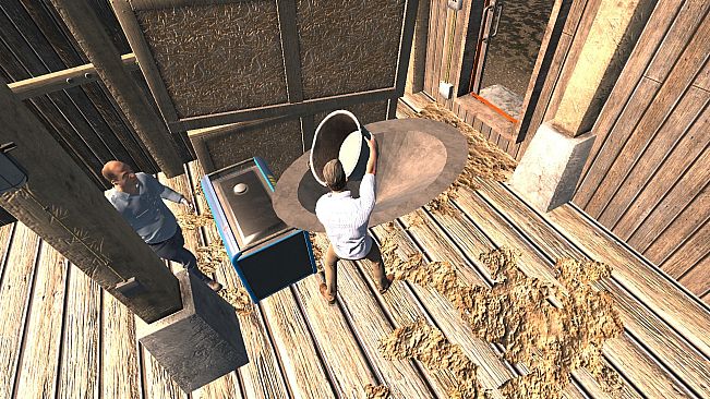 Directly Drink Milk from Cow　【直に牛乳を飲め】