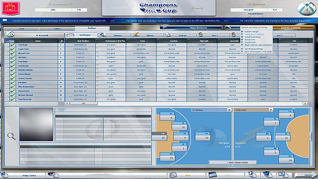 Handball Manager - TEAM