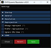 OVR Dynamic Resolution