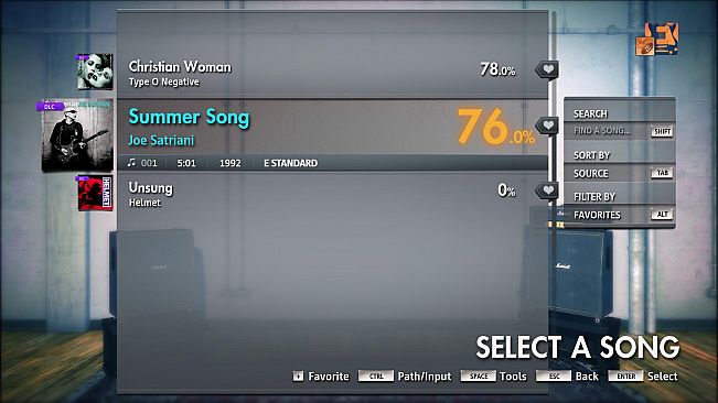 Rocksmith 2014 Edition – Remastered – Joe Satriani - “Summer Song”