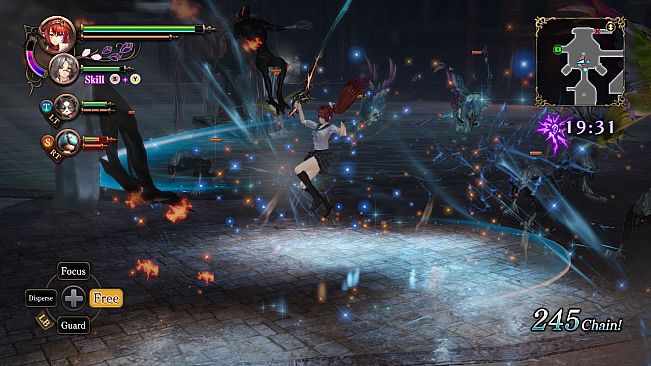 Nights of Azure 2: Bonus Costume, Blue High School Uniform