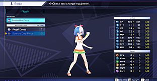 Neptunia Game Maker R:Evolution - Swimsuit Costume Set