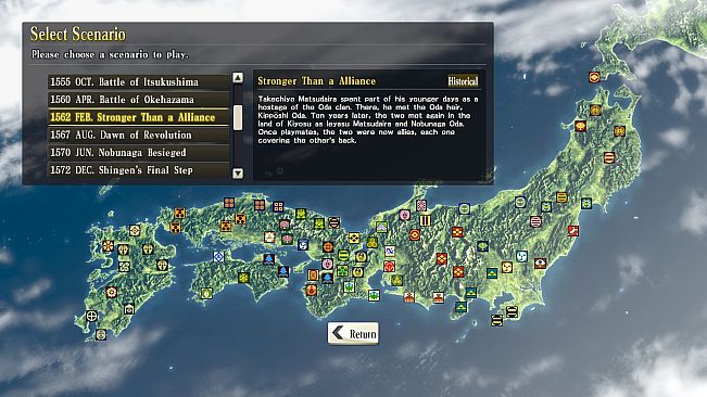 NOBUNAGA'S AMBITION: SoI - Scenario 1 "Stronger Than a Alliance"