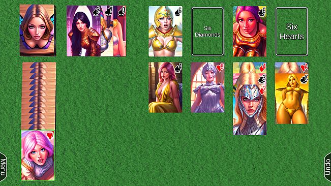 AI Solitaire - Sketchy Ladies