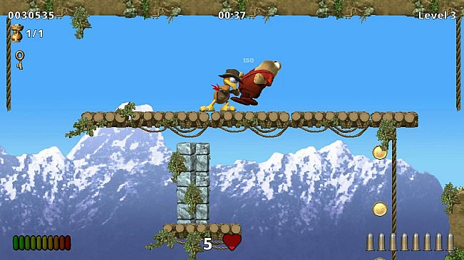 Moorhuhn Jump and Run 'Traps and Treasures 2'
