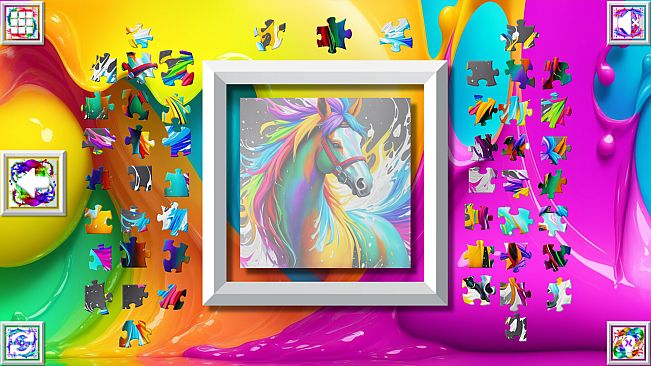 Color Splash: Horses