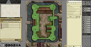 Fantasy Grounds - Pathfinder RPG - Pathfinder Flip-Mat: Castle Multi-Pack