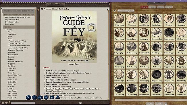 Fantasy Grounds - Professor Gilroy's Guide to Fey