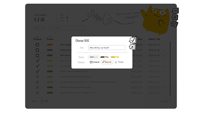 Easy Bug Manager - Cat Theme
