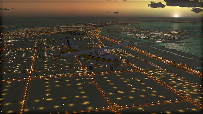 FSX Steam Edition: Night Environment: Dubai Add-On