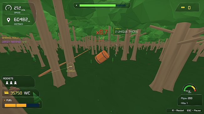 Throw a Barrel Down a Hill