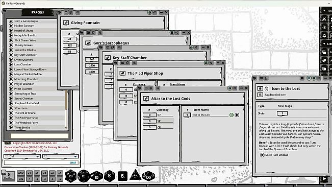 Fantasy Grounds - Woeful Barrows And Other Places for Shadowdark RPG