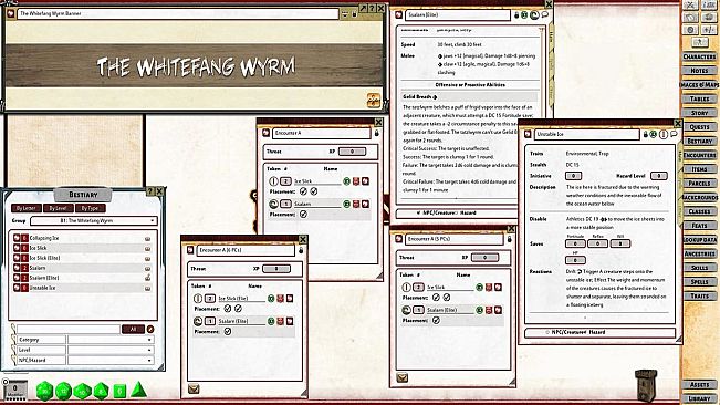 Fantasy Grounds - Pathfinder 2 RPG - Pathfinder Society Bounty #1: The Whitefang Wyrm