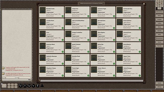 Fantasy Grounds - The Darkest Dream - Chapter One of the Red Star Rising Campaign