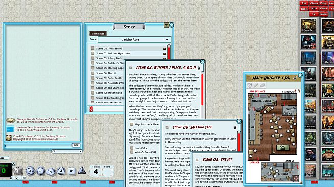Fantasy Grounds - Interface Zero: Jericho Rose (Savage Worlds)