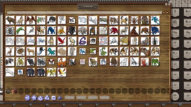 Fantasy Grounds - Gaming #6: Magical Beasts (Token Pack)