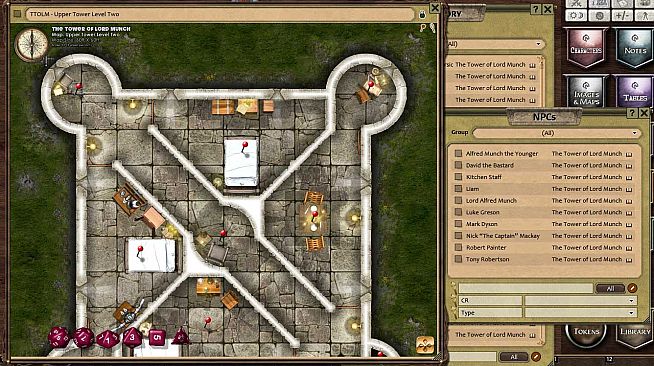 Fantasy Grounds - Compass Point #05: The Tower of Lord Munch (PFRPG)