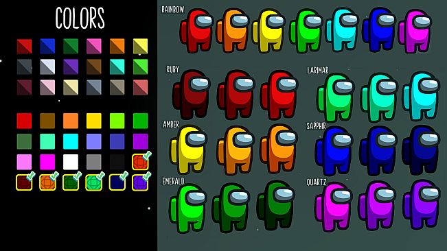 Among Us Ranked - Premium Colors Bundle