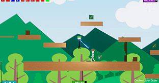 Stick Figure Combat - Double Laser Saber