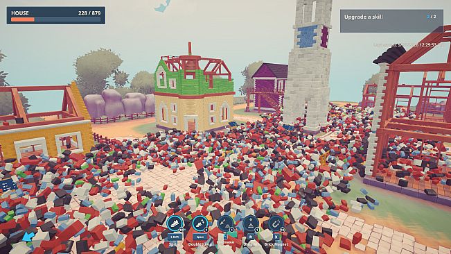 Brick by Brick: Tidy Up the Small Town!