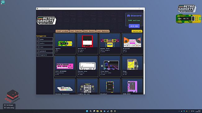 Retro Gadgets Playground