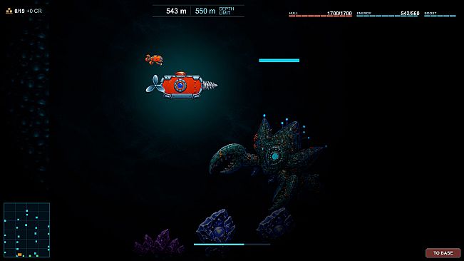 Abyss Driller: An Incremental Mining Game