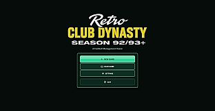 Retro Club Dynasty Season 92/93