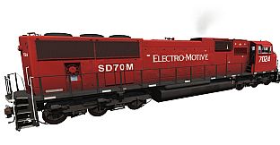 Trainz 2022 DLC - EMD SD70M Demonstrator 3