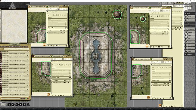 Fantasy Grounds - Pathfinder RPG - Map Pack: Village Sites