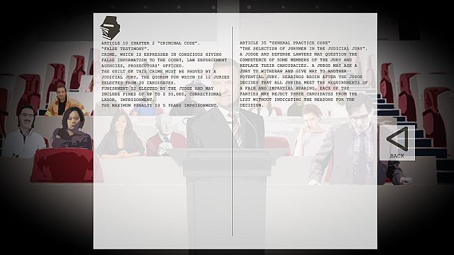 Man of Law | Judge simulator