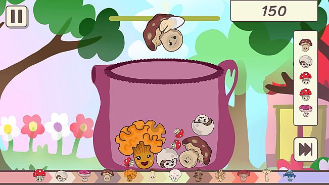 Sweet Home Drawing - Background - Land of Mushrooms