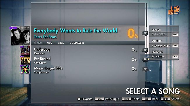 Rocksmith 2014 Edition – Remastered – Tears for Fears - “Everybody Wants to Rule the World”