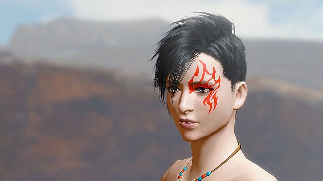 Monster Hunter Rise - "Malzeno Menace" face paint
