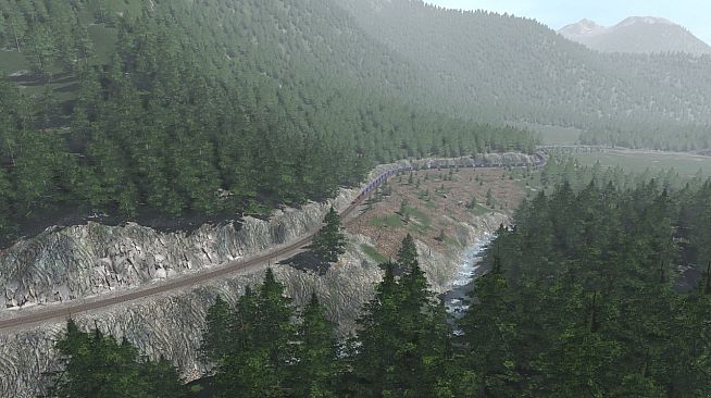 Trainz Plus DLC - Canadian Rocky Mountains Viktor Lake to Ross Peak and Glacier