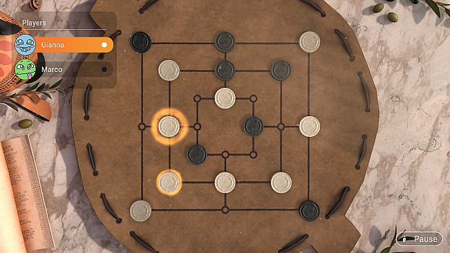 3in1 Game Collection: Backgammon + Checkers + Mills