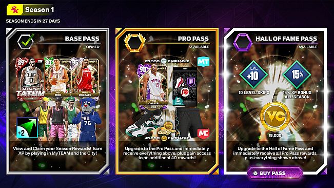 NBA 2K25 Pro Pass: Season 1
