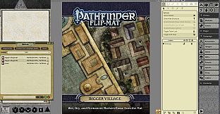 Fantasy Grounds - Pathfinder RPG - Pathfinder Flip-Mat - Bigger Village