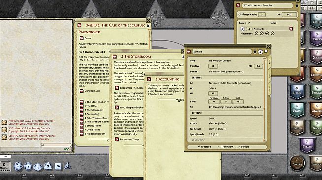 Fantasy Grounds - Mini-Dungeon #013: The Case of the Scrupulous Pawnbroker (PFRPG)
