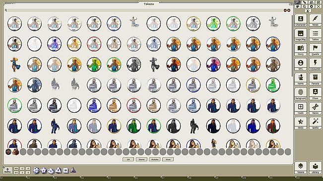 Fantasy Grounds - Monstrous Characters, Volume 6 (Token Pack)