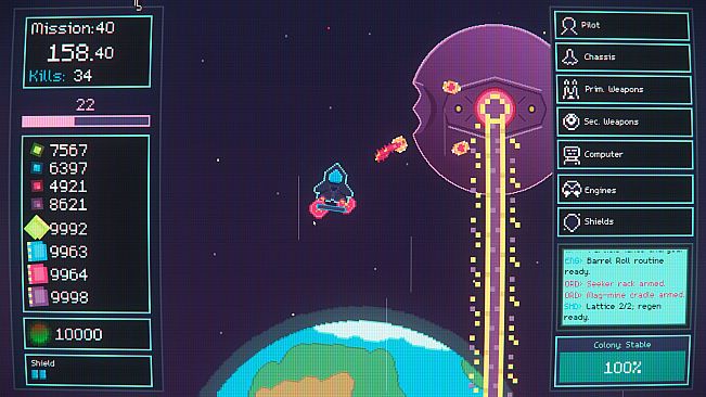Incremental Space Defense Force League