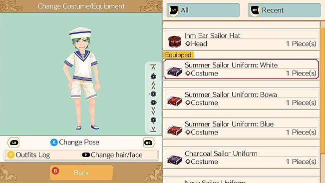 Summer Sailor Set - WorldNeverland - Daily Life in the Elnea Kingdom - Another Life Adventure