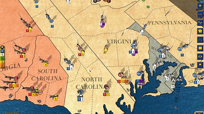 1775: Rebellion - Southern Theatre Scenario
