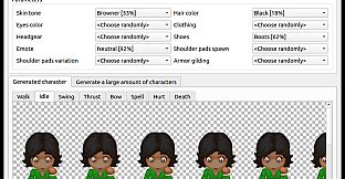 Game Character Hub PE: 2D Customizable Character - Female