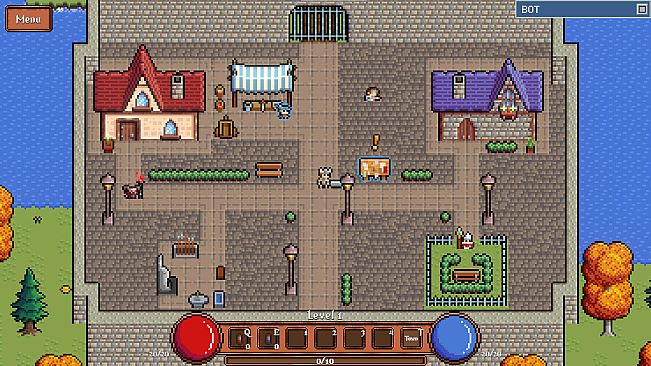 Game About Botting in an MMORPG